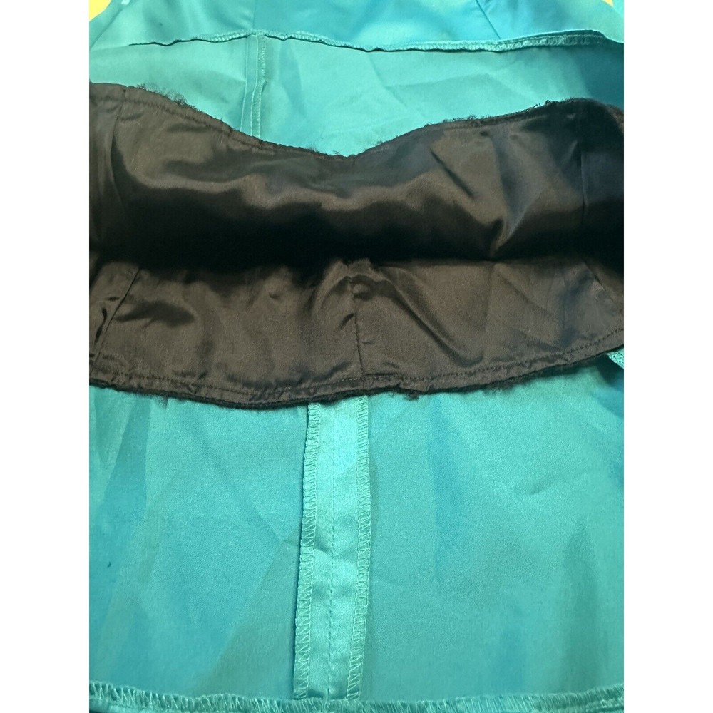 Jessica McClintock Gunne Sax Women Size 3/4 Strapless Gown Prom Dress Teal Blue - Picture 15 of 16